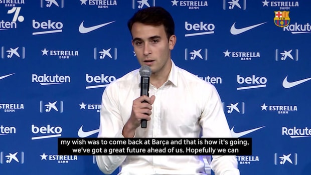 Eric Garcia ready to give everything for Barça